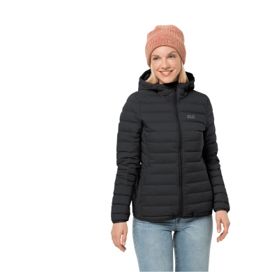 Jack Wolfskin Winter Down Jacket Glowing Mountain Jacket (windproof, warm, PFC-free) black Women